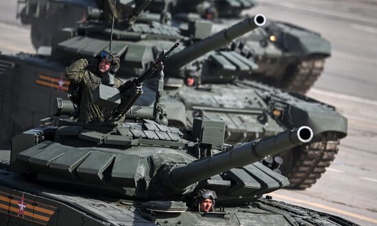 Russia WWII Victory Day Parade Rehearsal