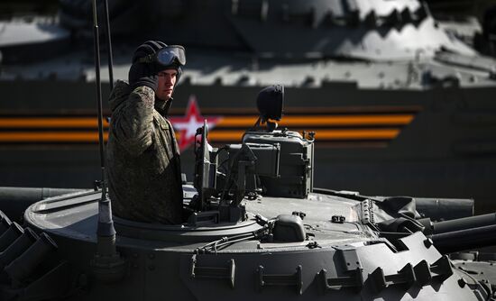 Russia WWII Victory Day Parade Rehearsal