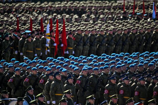 Russia WWII Victory Day Parade Rehearsal