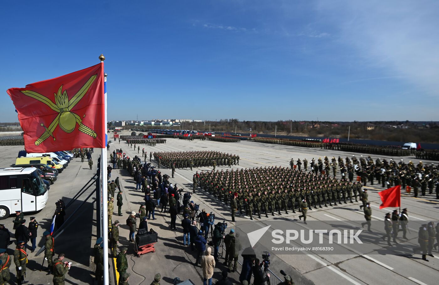 Russia WWII Victory Day Parade Rehearsal