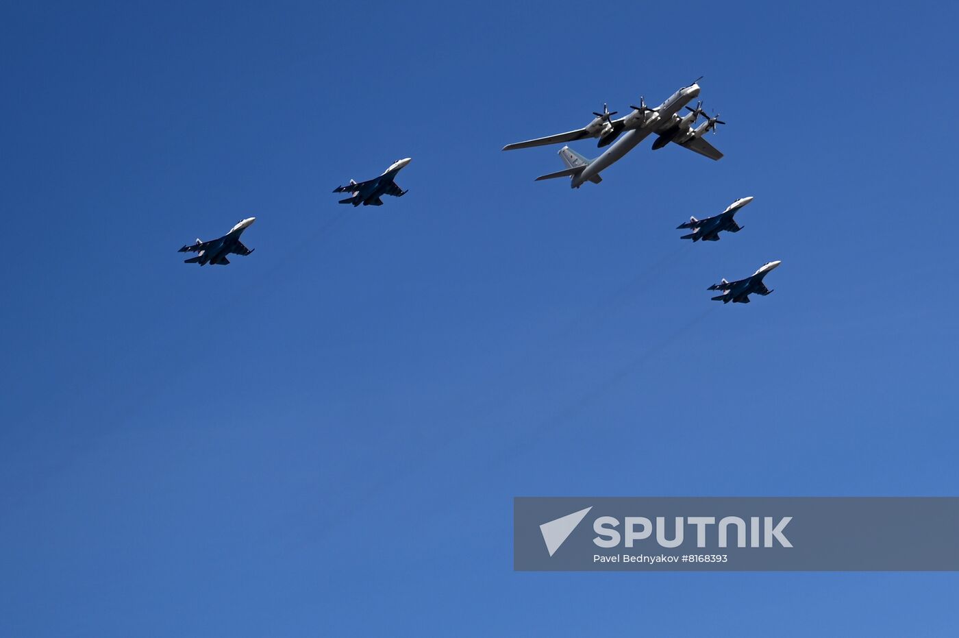 Russia Victory Day Parade Aerial Rehearsal
