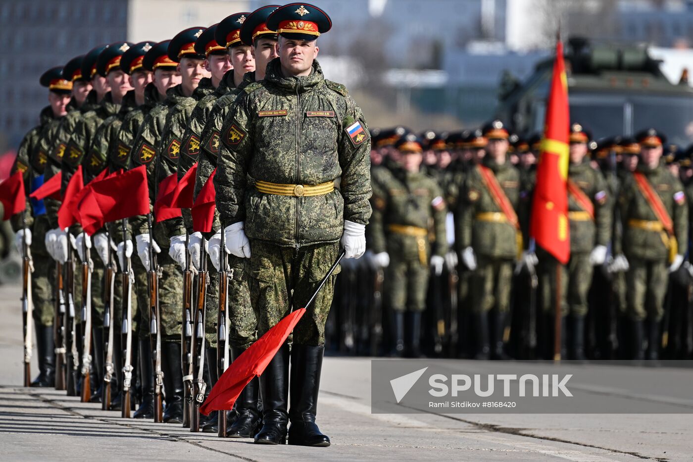 Russia WWII Victory Day Parade Rehearsal
