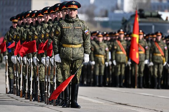 Russia WWII Victory Day Parade Rehearsal