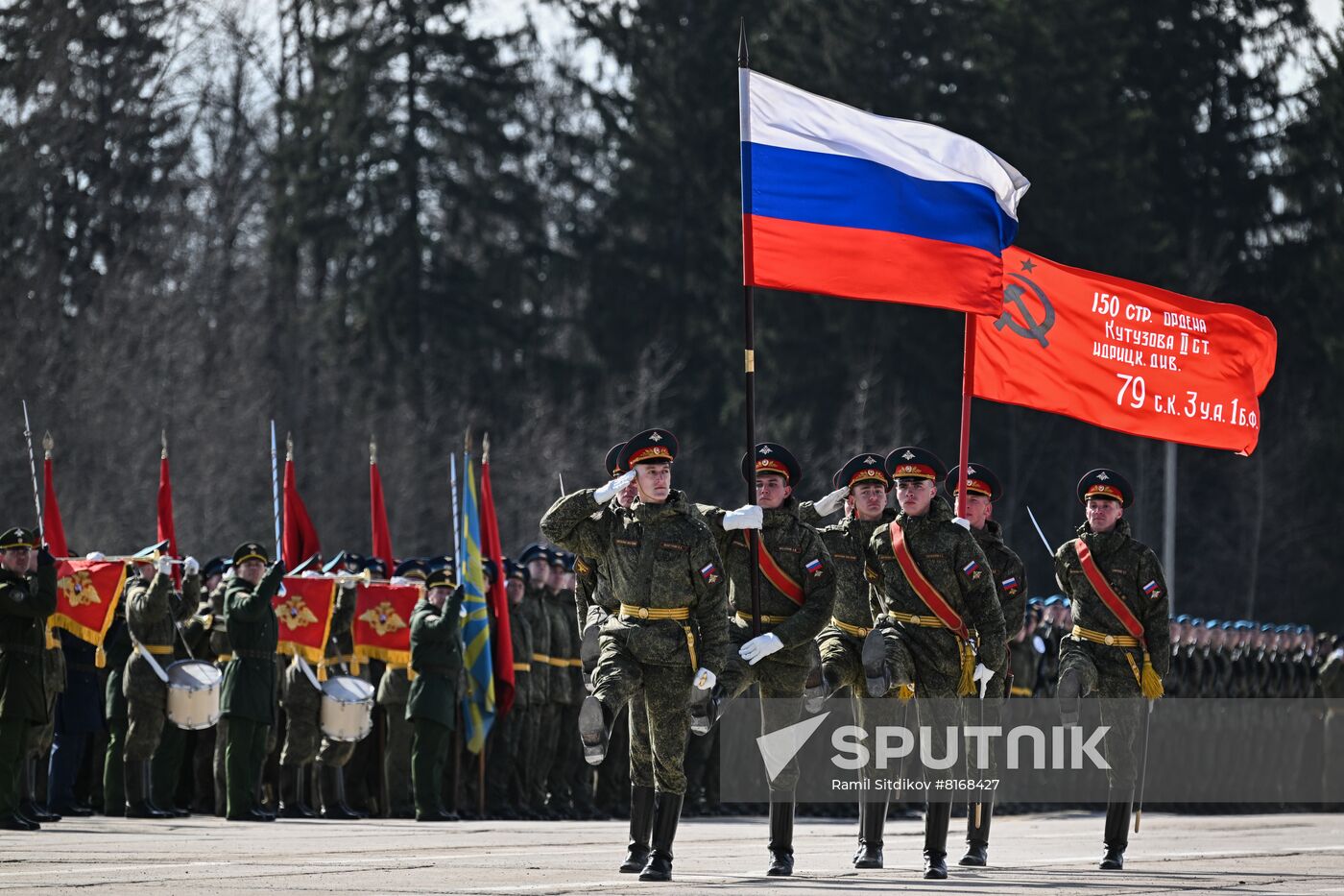 Russia WWII Victory Day Parade Rehearsal