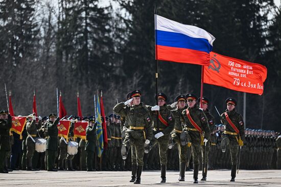 Russia WWII Victory Day Parade Rehearsal