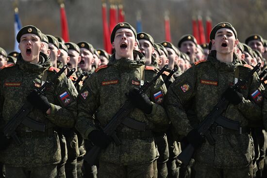 Russia WWII Victory Day Parade Rehearsal