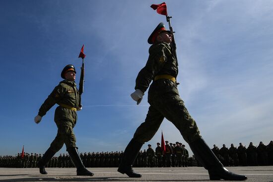 Russia WWII Victory Day Parade Rehearsal