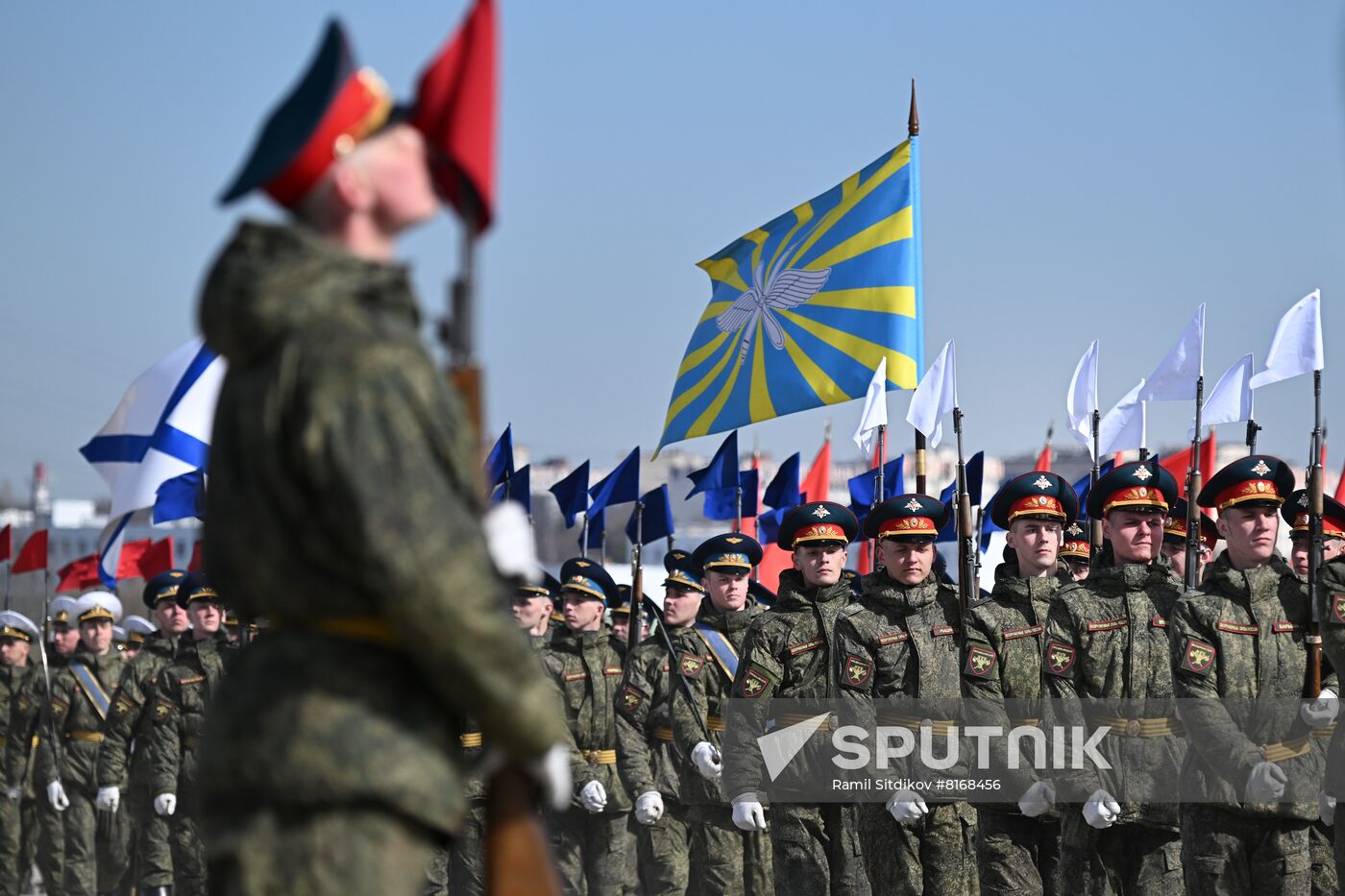 Russia WWII Victory Day Parade Rehearsal