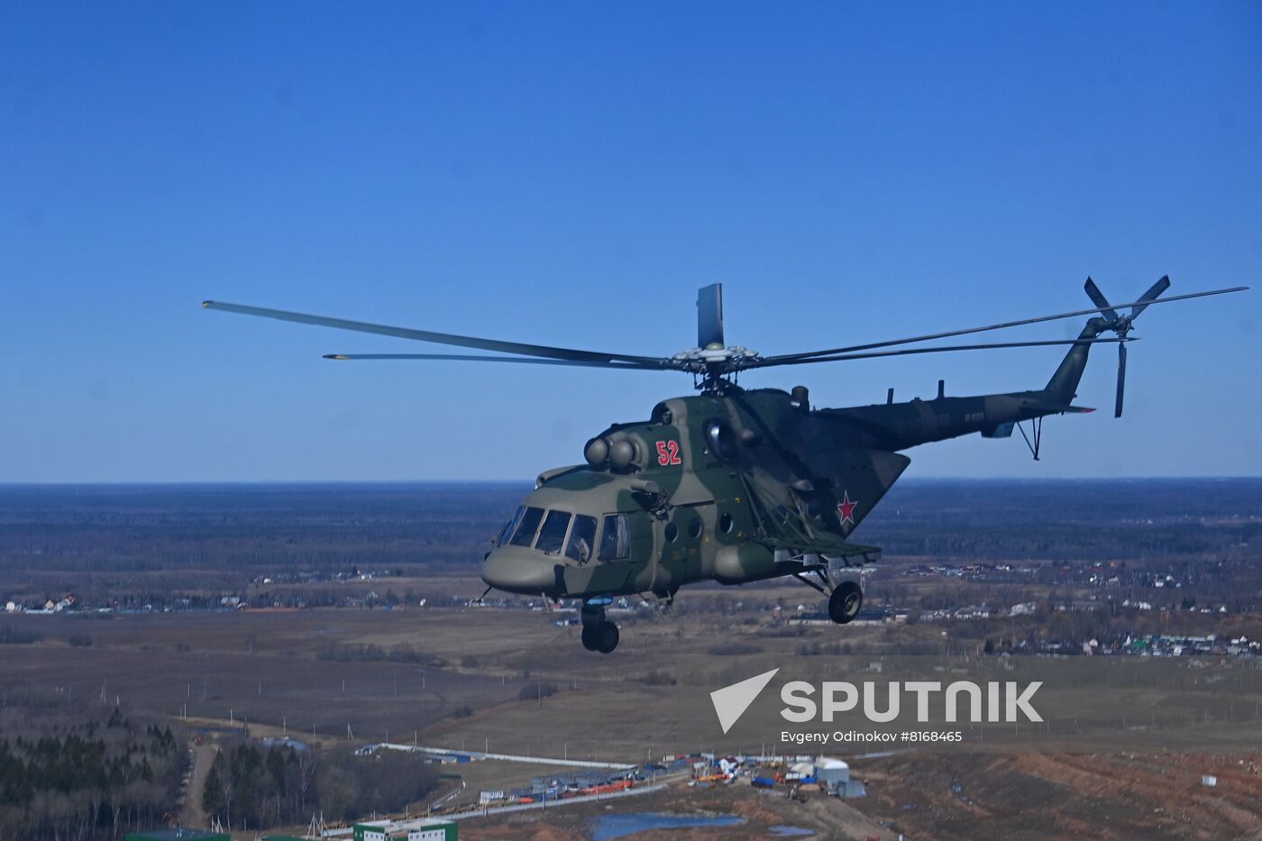 Russia Victory Day Parade Aerial Rehearsal