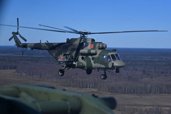 Russia Victory Day Parade Aerial Rehearsal