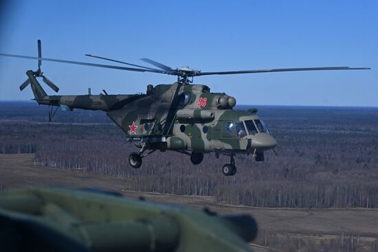 Russia Victory Day Parade Aerial Rehearsal