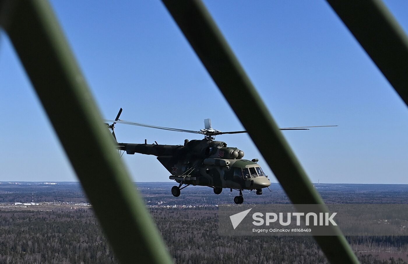 Russia Victory Day Parade Aerial Rehearsal