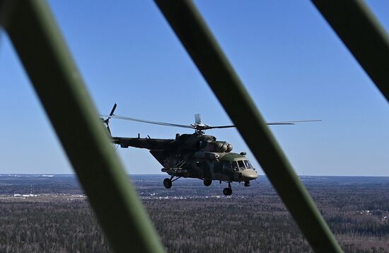 Russia Victory Day Parade Aerial Rehearsal
