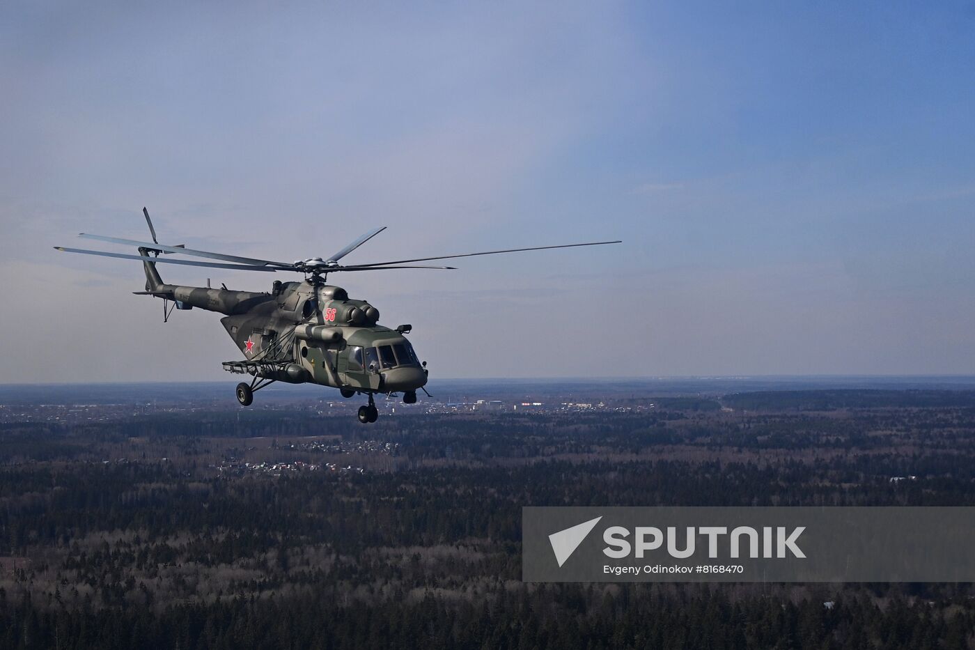 Russia Victory Day Parade Aerial Rehearsal