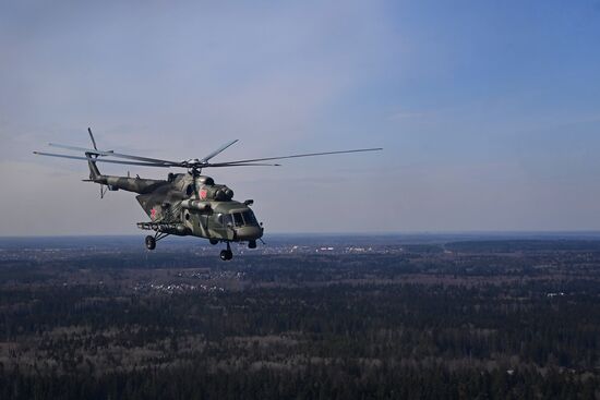 Russia Victory Day Parade Aerial Rehearsal