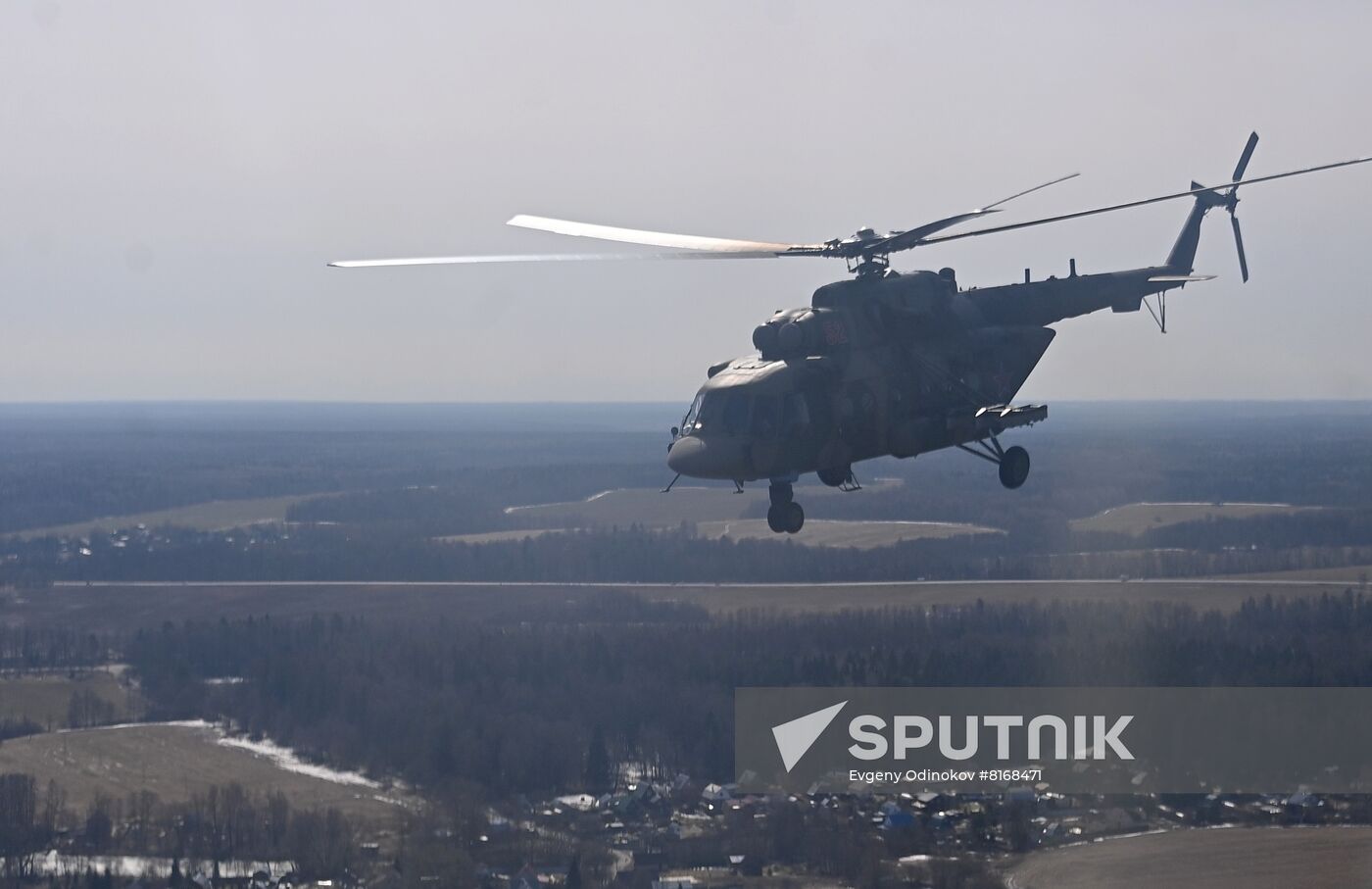 Russia Victory Day Parade Aerial Rehearsal