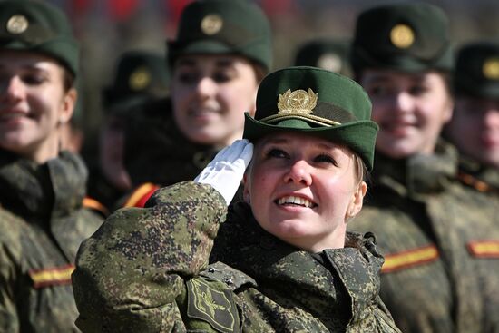 Russia WWII Victory Day Parade Rehearsal