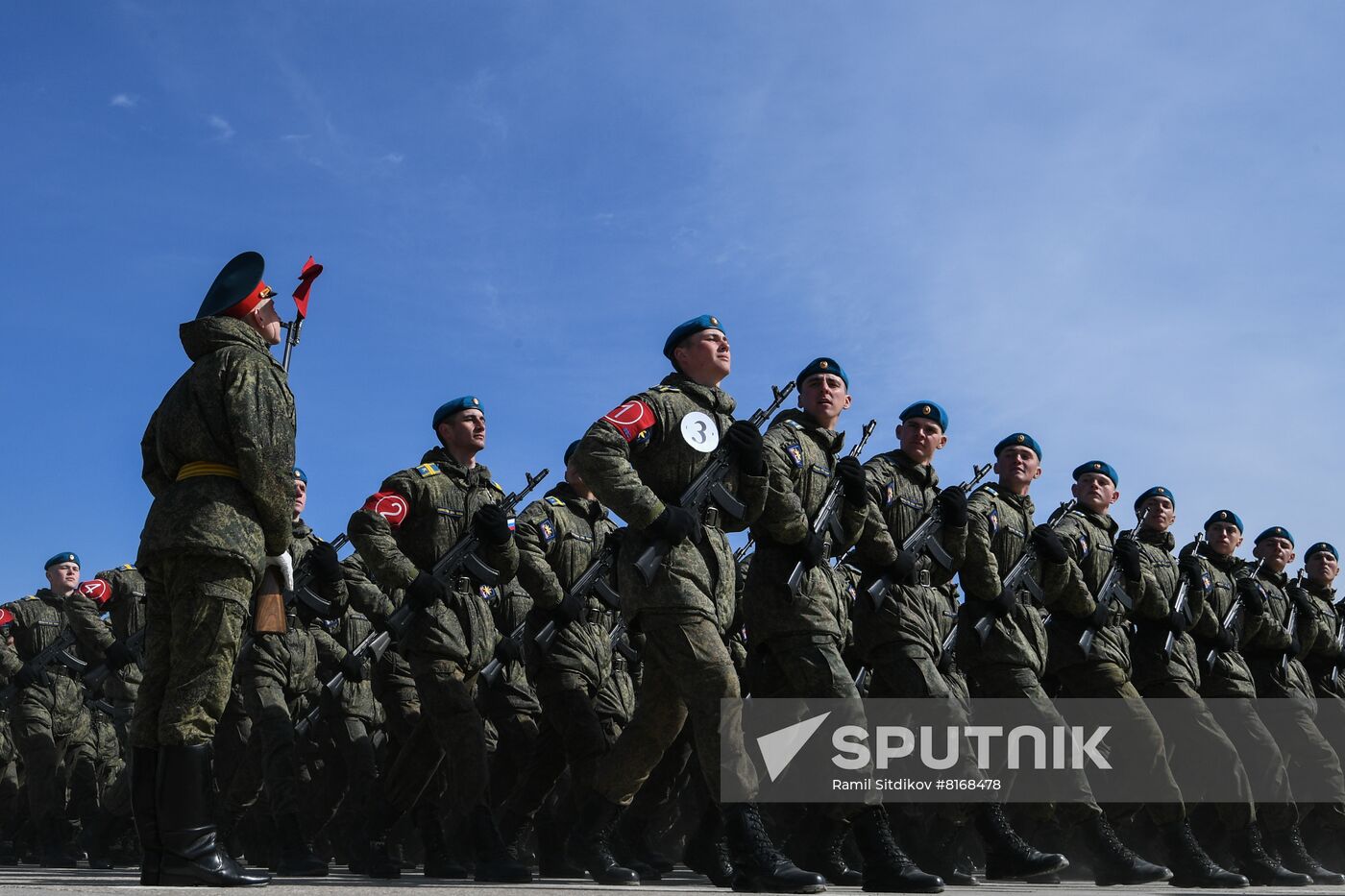 Russia WWII Victory Day Parade Rehearsal