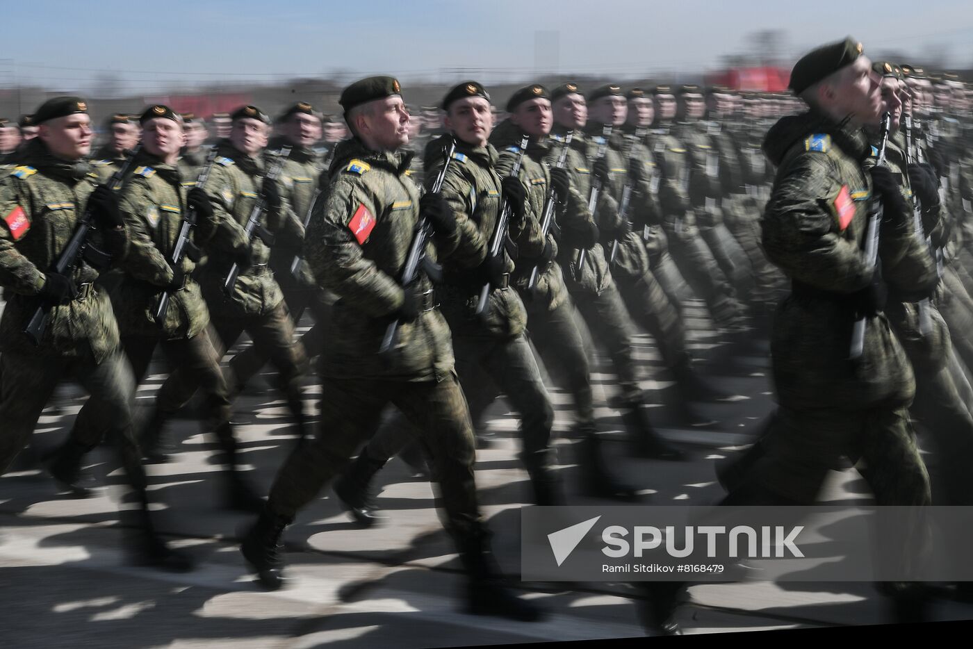 Russia WWII Victory Day Parade Rehearsal