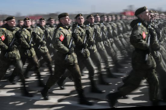 Russia WWII Victory Day Parade Rehearsal