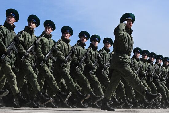Russia WWII Victory Day Parade Rehearsal