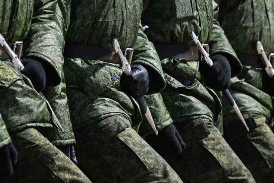 Russia WWII Victory Day Parade Rehearsal