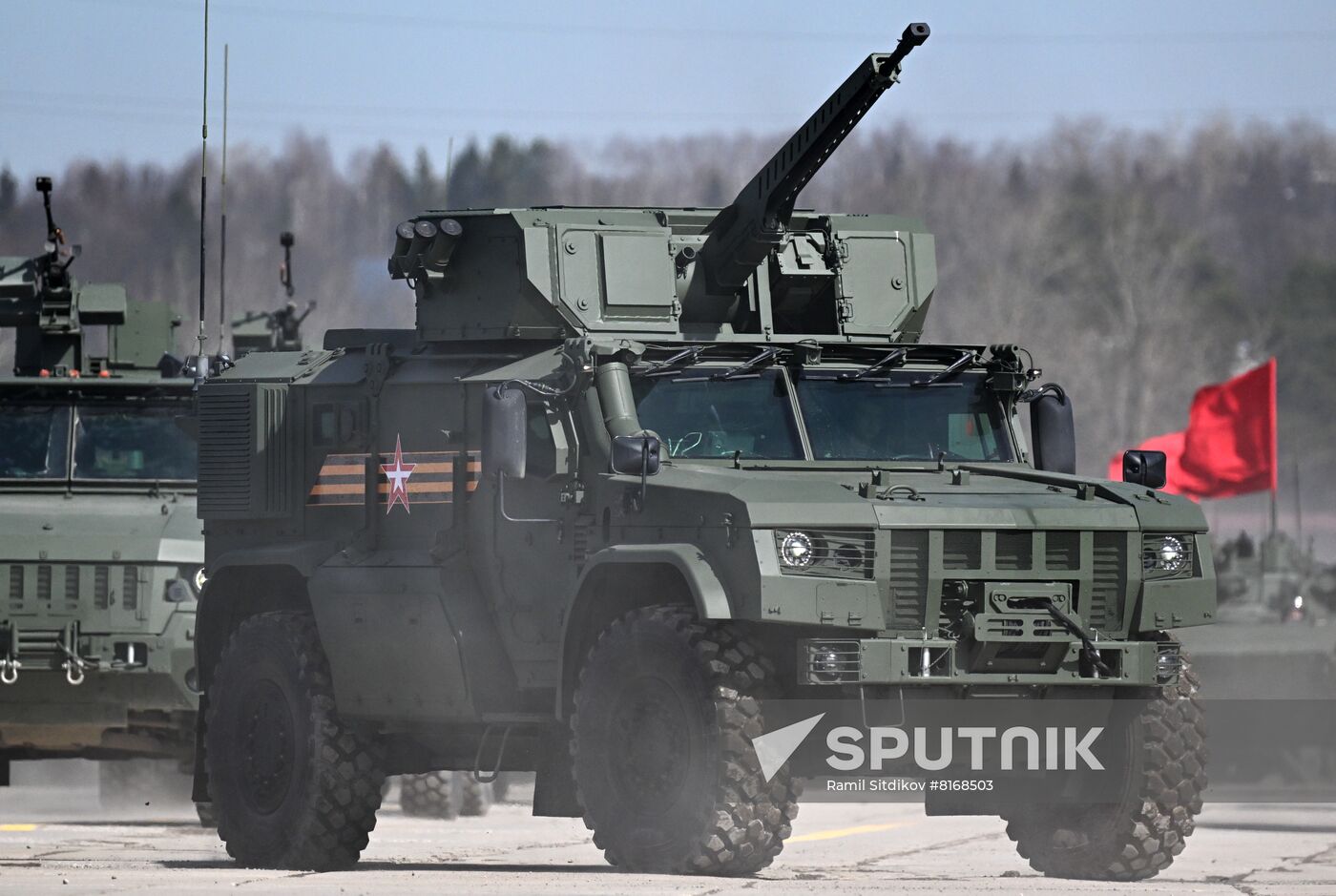 Russia WWII Victory Day Parade Rehearsal