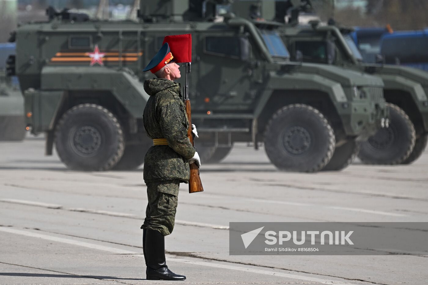 Russia WWII Victory Day Parade Rehearsal