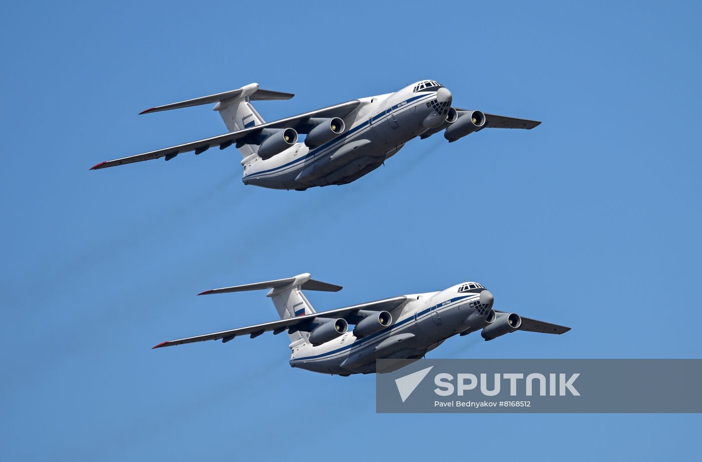 Russia Victory Day Parade Aerial Rehearsal