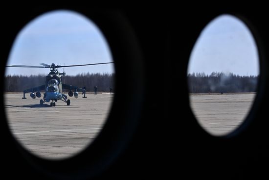 Russia Victory Day Parade Aerial Rehearsal