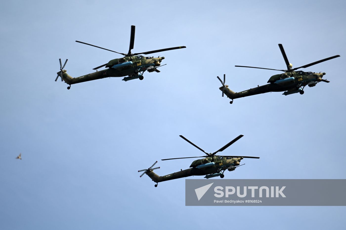 Russia Victory Day Parade Aerial Rehearsal