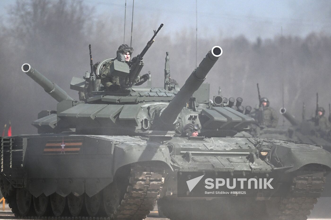 Russia WWII Victory Day Parade Rehearsal