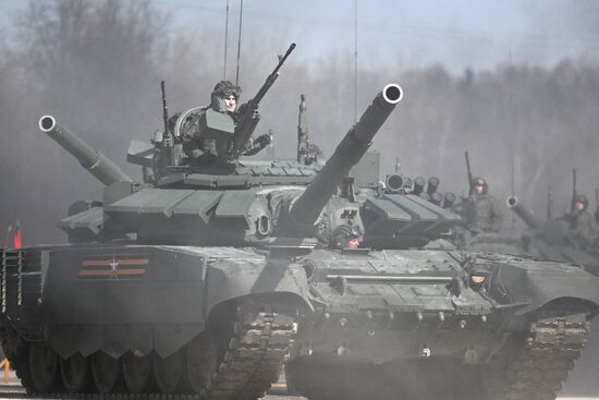 Russia WWII Victory Day Parade Rehearsal