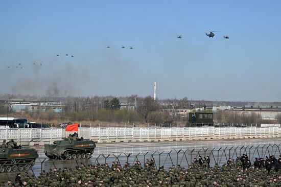 Russia WWII Victory Day Parade Rehearsal