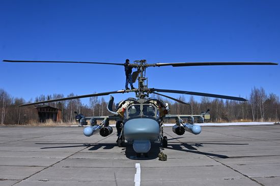 Russia Victory Day Parade Aerial Rehearsal