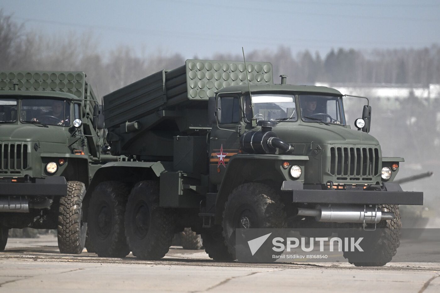 Russia WWII Victory Day Parade Rehearsal