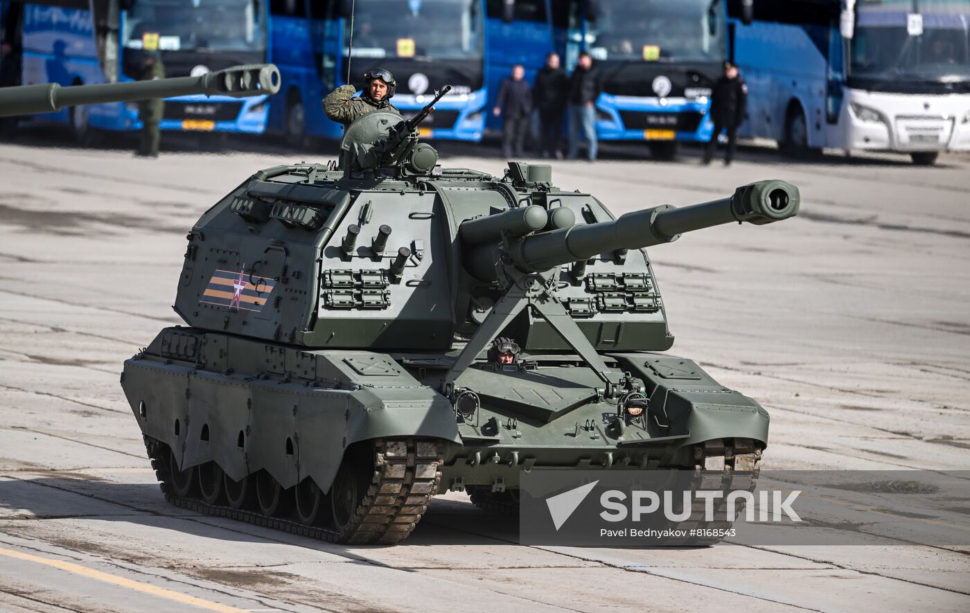 Russia WWII Victory Day Parade Rehearsal