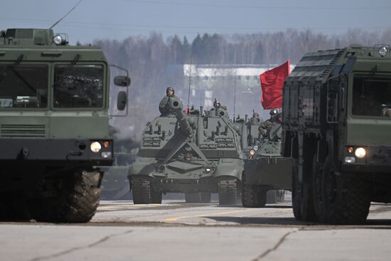 Russia WWII Victory Day Parade Rehearsal