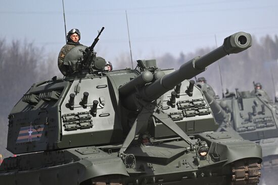 Russia WWII Victory Day Parade Rehearsal