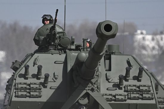 Russia WWII Victory Day Parade Rehearsal