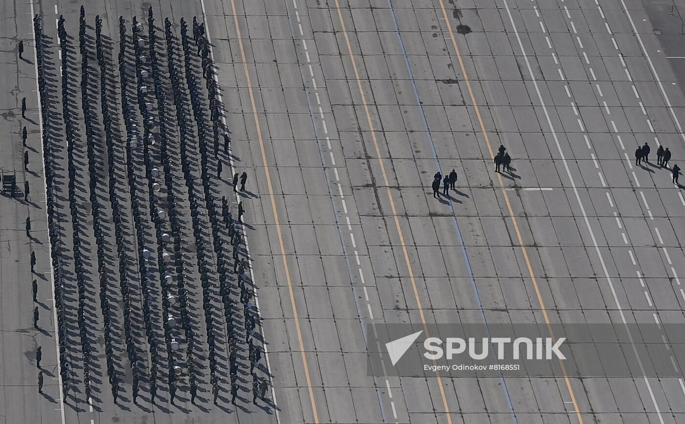 Russia WWII Victory Day Parade Rehearsal