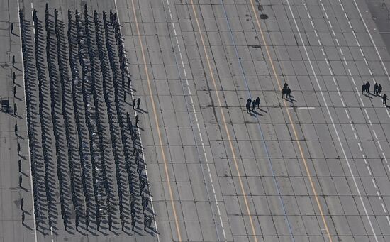 Russia WWII Victory Day Parade Rehearsal