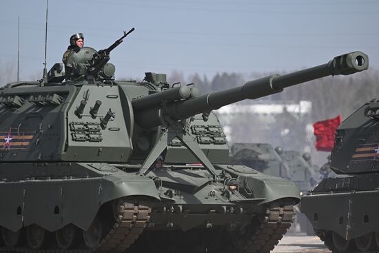 Russia WWII Victory Day Parade Rehearsal