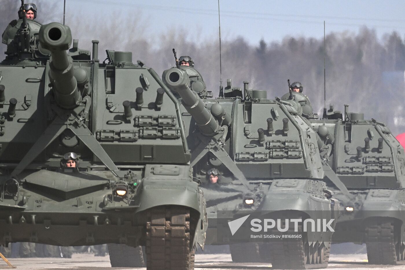 Russia WWII Victory Day Parade Rehearsal