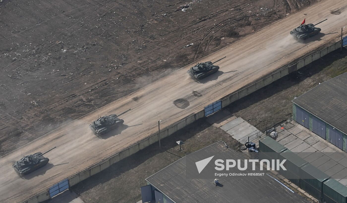 Russia WWII Victory Day Parade Rehearsal