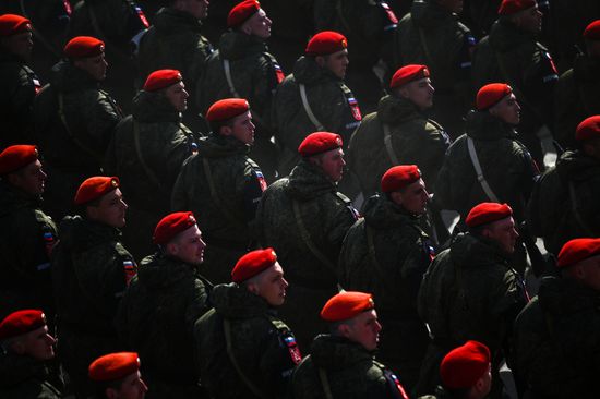Russia WWII Victory Day Parade Rehearsal