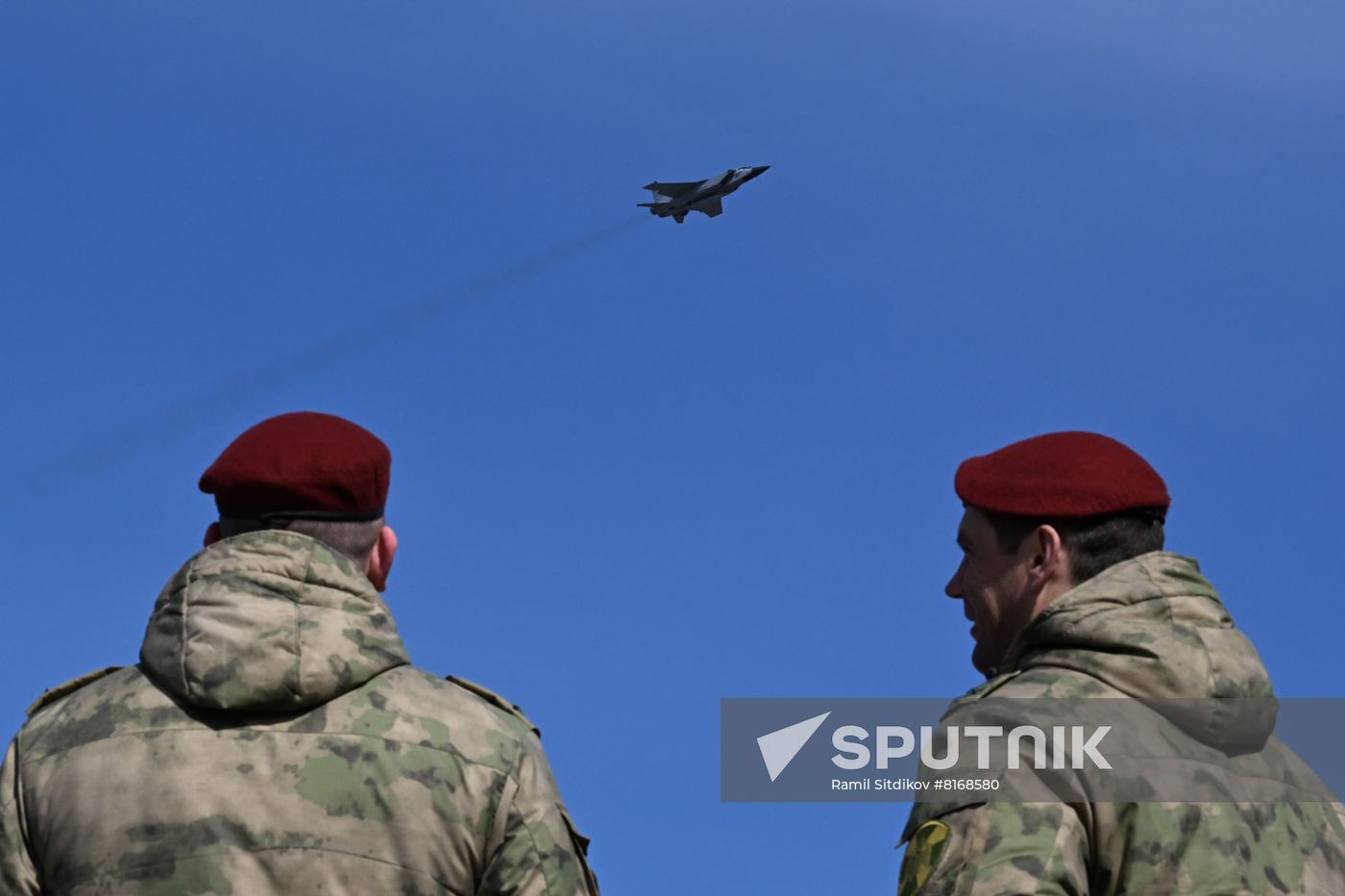 Russia Victory Day Parade Aerial Rehearsal