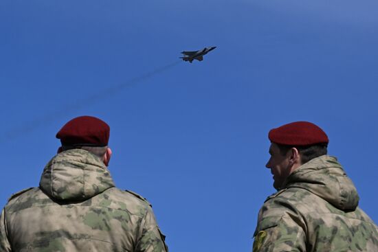 Russia Victory Day Parade Aerial Rehearsal