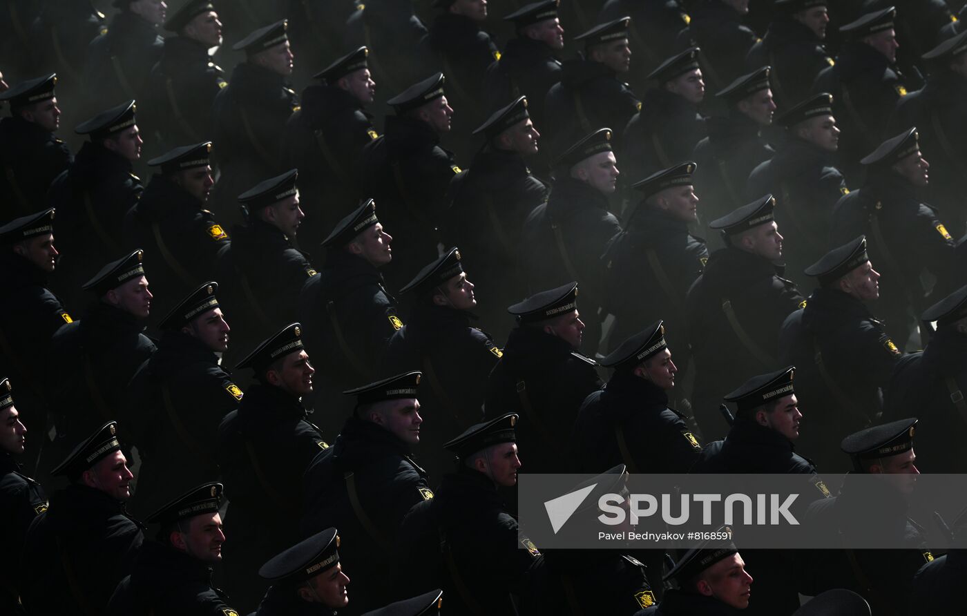 Russia WWII Victory Day Parade Rehearsal