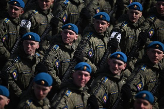Russia WWII Victory Day Parade Rehearsal